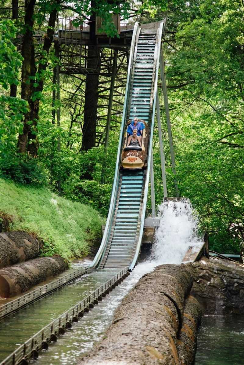 Big Timber Log Ride and the Guarantee of Getting Wet