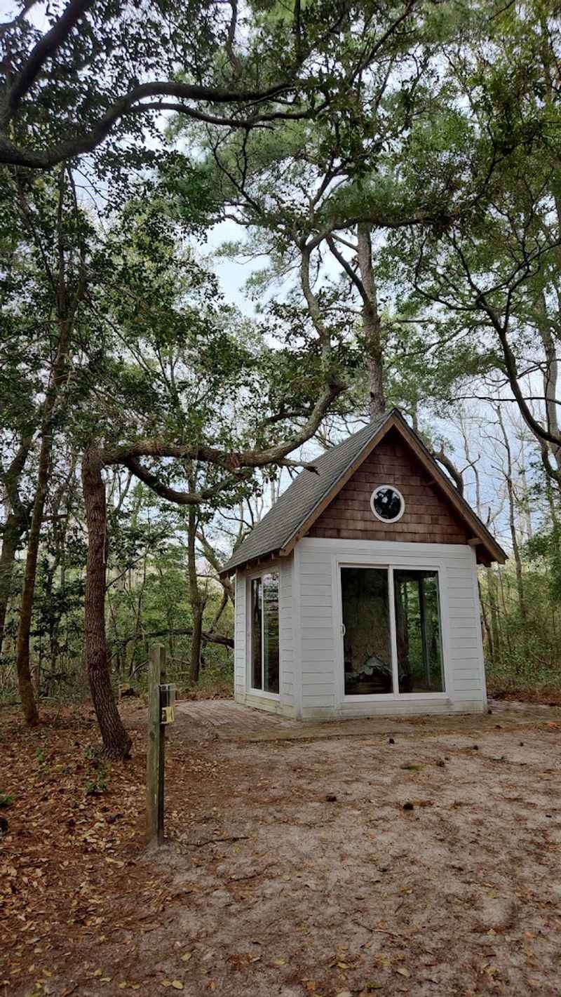 The Lone Church Steeple Standing Guard