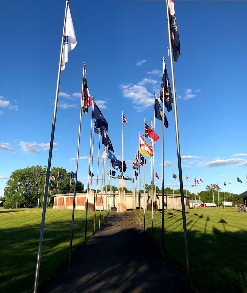 The Flag Collection at the Memorial