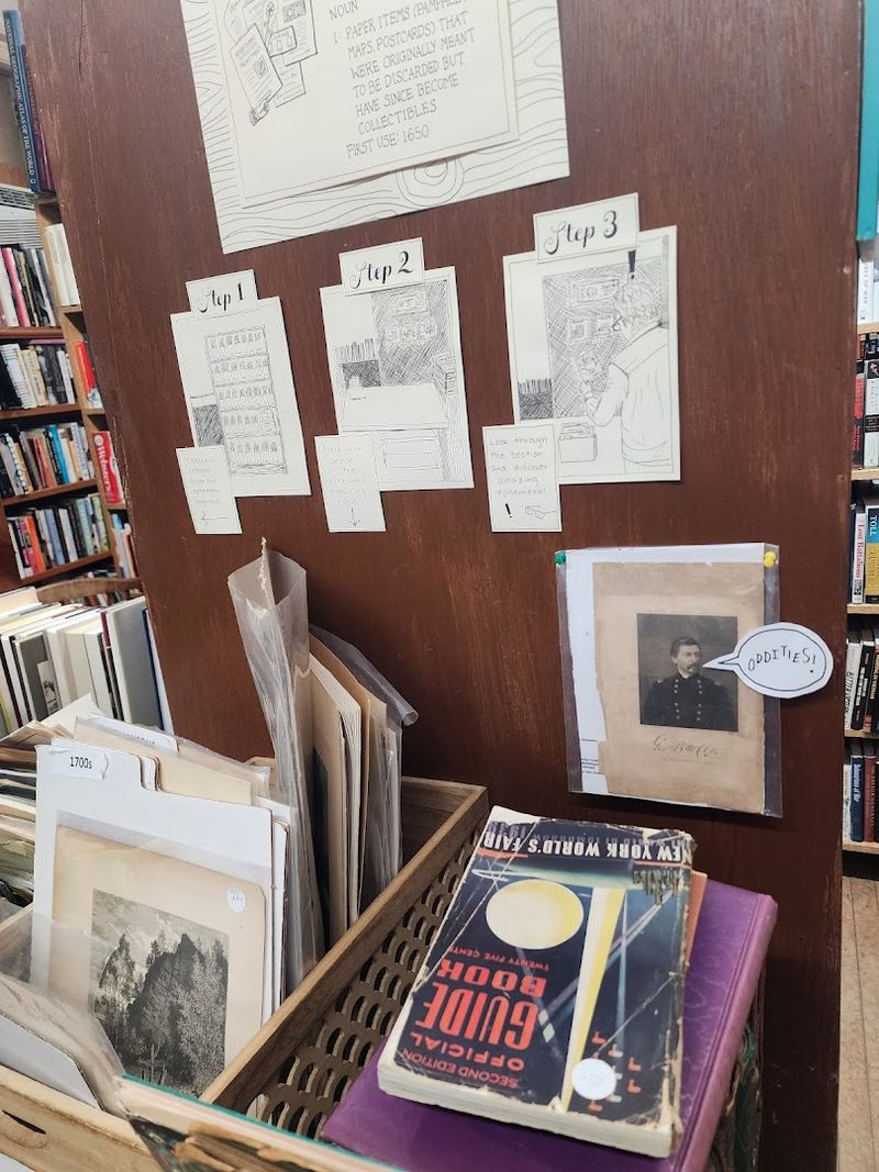 Ephemera, Maps, and Vintage Artifacts Beyond Just Books