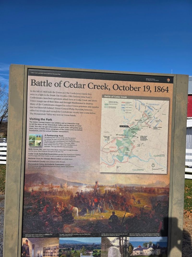 The Battle of Cedar Creek Battlefield Next Door