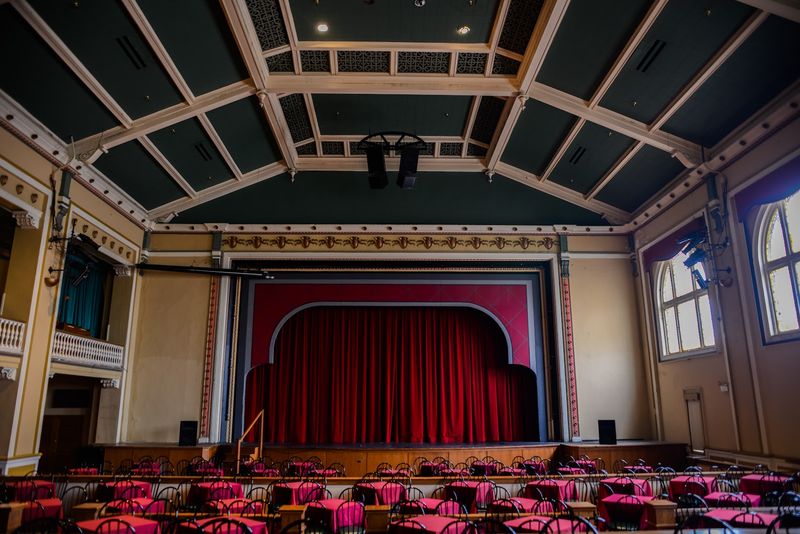 The Woman in White in the Former YMCA Space