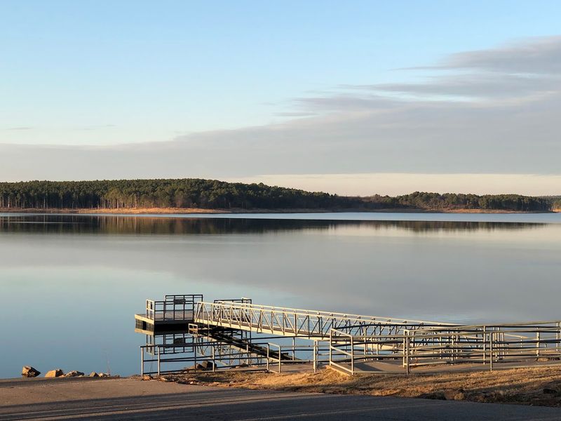 McGee Creek Lake and Its Surprisingly Calm Waters