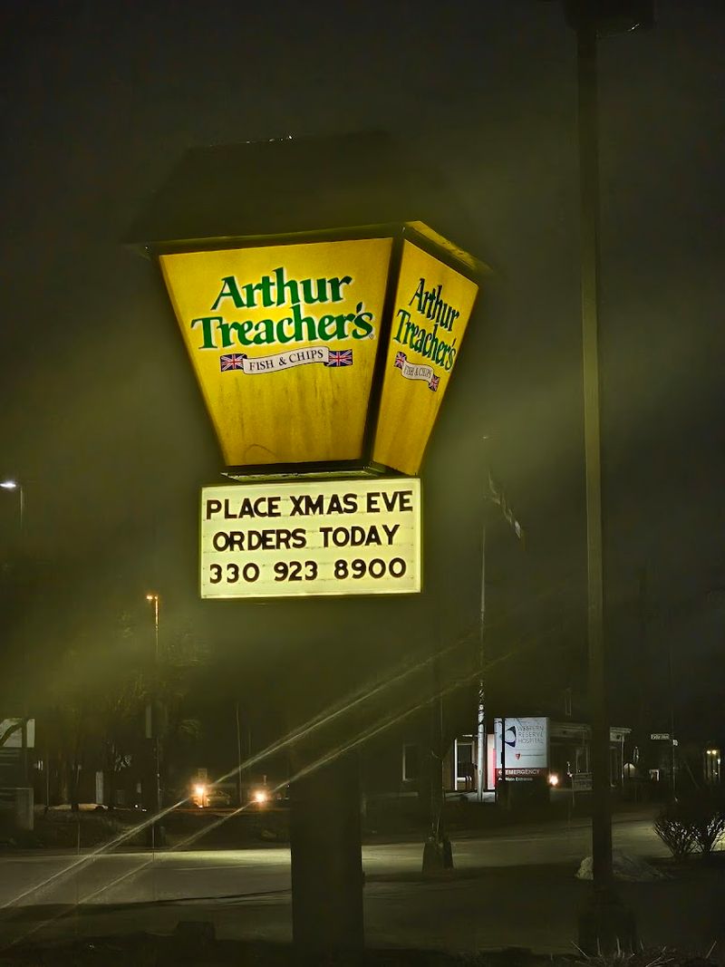 The Bright Yellow Sign With A Union Jack