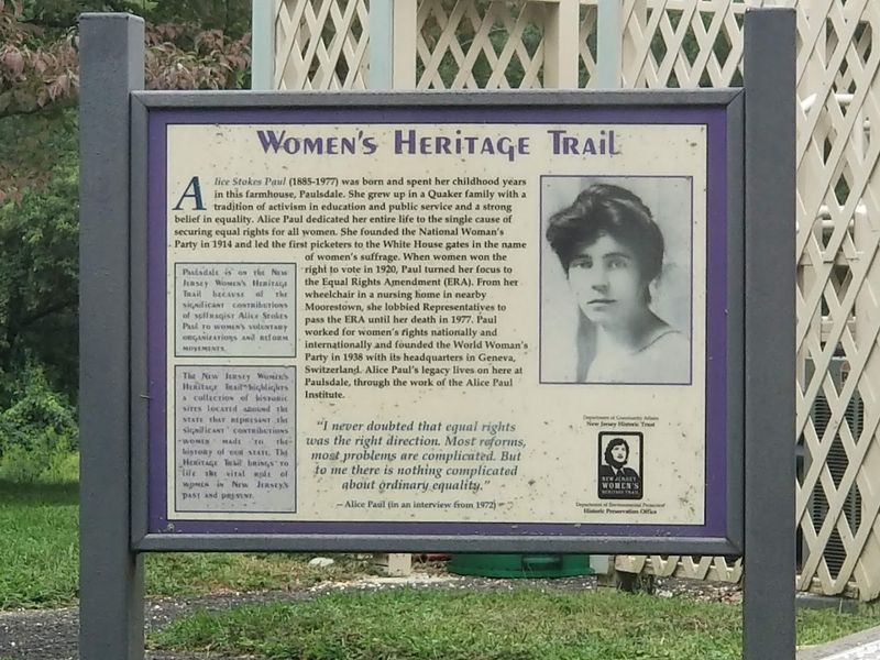 The NJ Women's Heritage Trail Connection