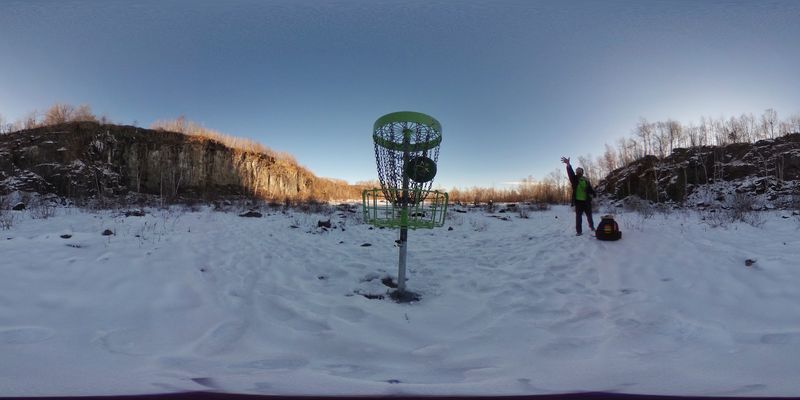 Disc Golf With a Serious Thrill Factor