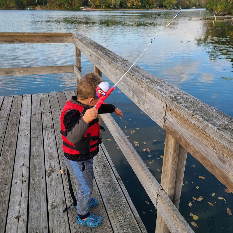 Fishing at Mitchell Lake