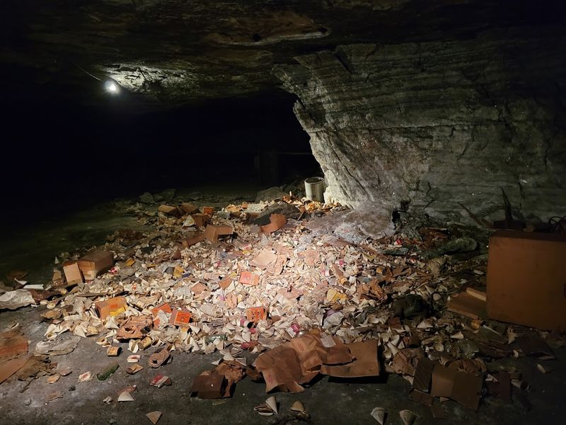 A Dark Ride Tram Through Tunnels Left Untouched For Decades