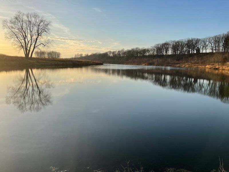 Calm, Reflective Water Views Along the Path