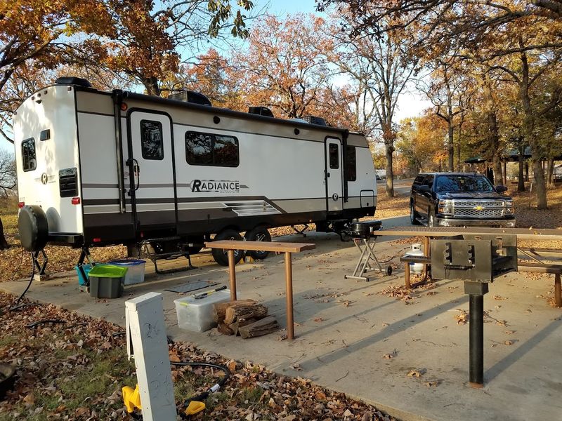 A Campground With Two Distinct Personalities