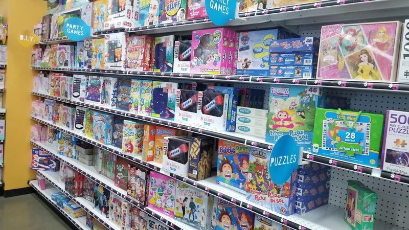 Games Galore on Every Shelf You Pass
