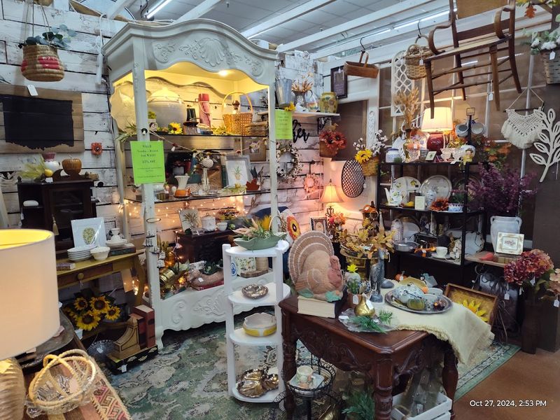 Antiques and Vintage Finds Around Every Turn