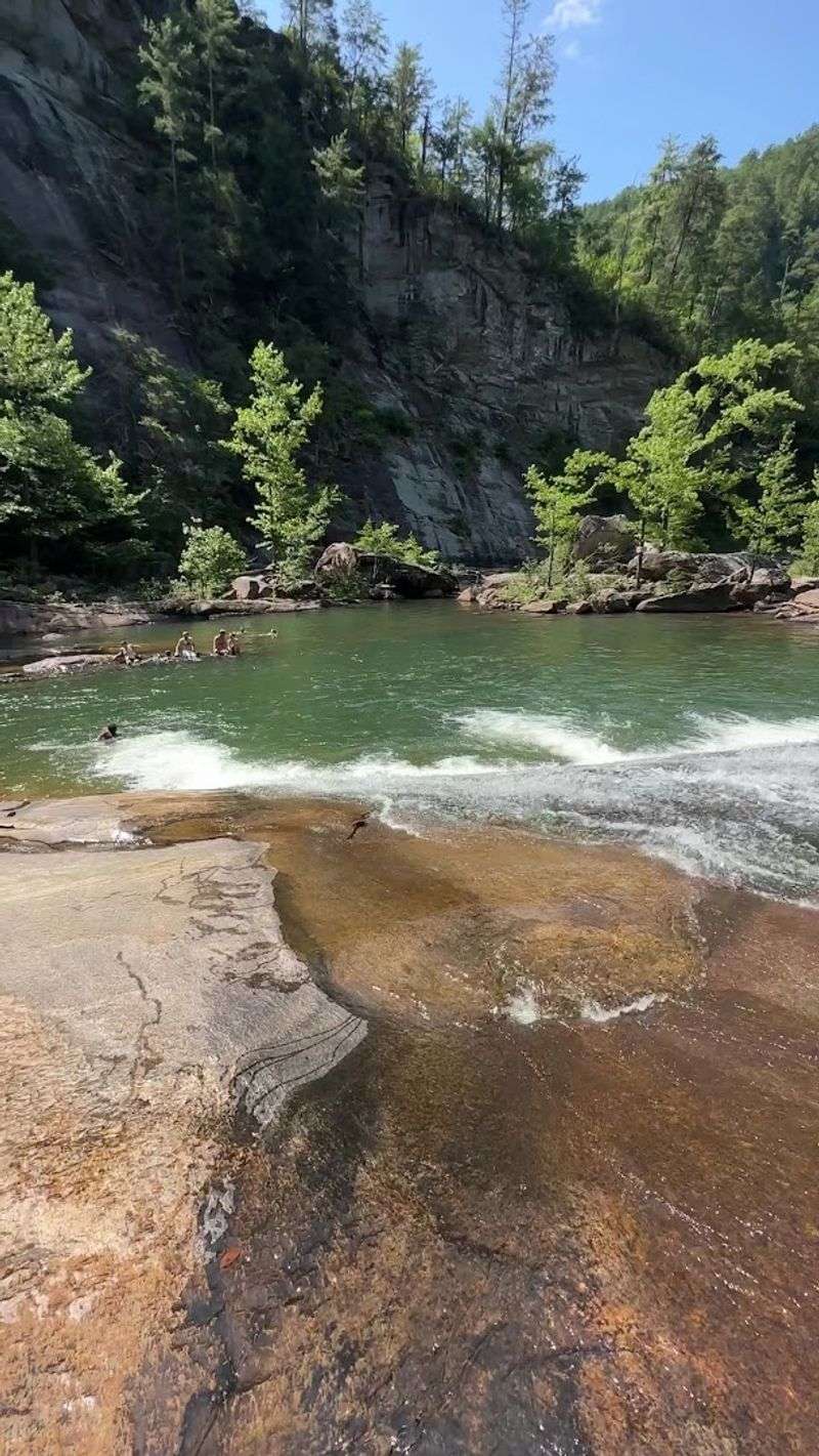 The Swimming Hole Looks Almost Unreal