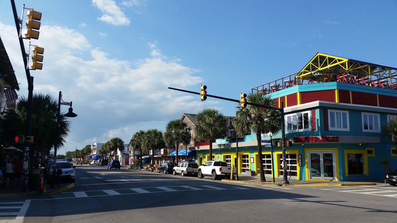 How Center Street Changes Once Tourists Hit