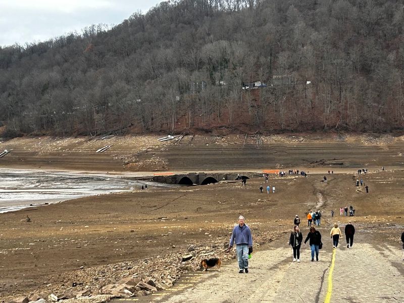 Homes And Streets Buried Under 50 Feet Of Water