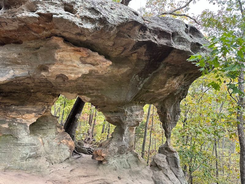 Ancient Sandstone Formations Line Every Step