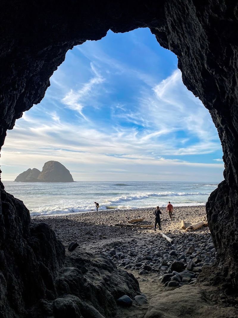 The Secret Beach Beyond the Tunnel: A Whole Other World