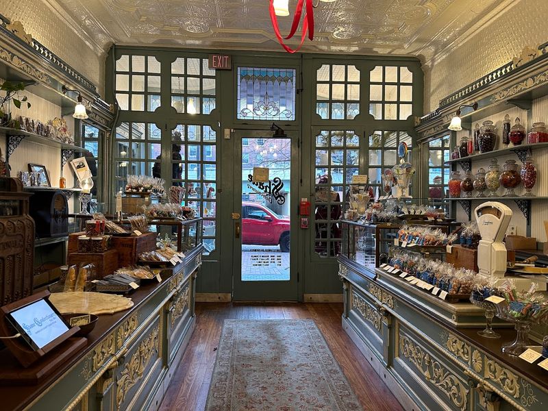 Sunlight Through Antique Glass Windows