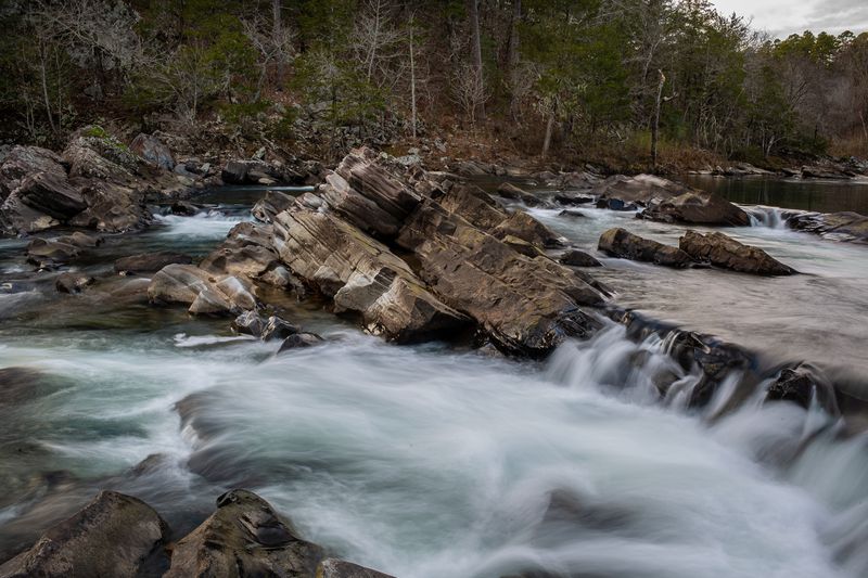 Cossatot Falls Is Not Casual Water
