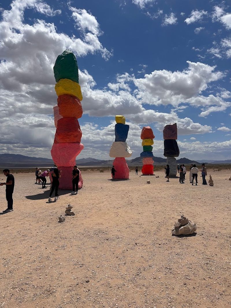 Stacked Seven Stories High Against The Sky