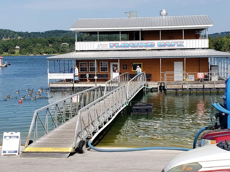 A Café Built Right on the Water