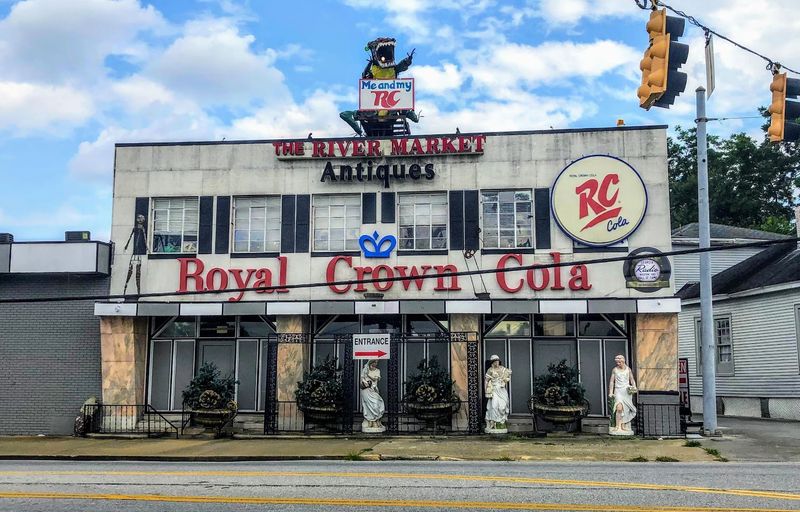 A Brick Building Inside The International Marketplace