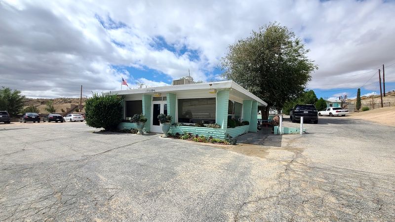 The Mint Turquoise Exterior On Old Route 66