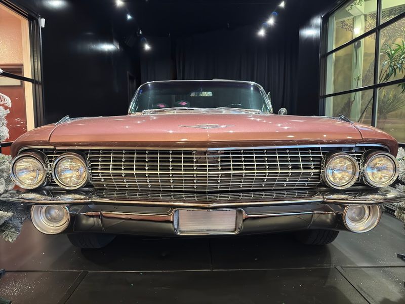The Pink Cadillac Parked Inside the Dining Room