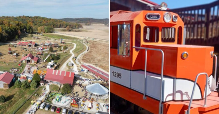 Spring Ridge Farm Train This Indiana Farm Features a Real Miniature Train Ride That Travels ...