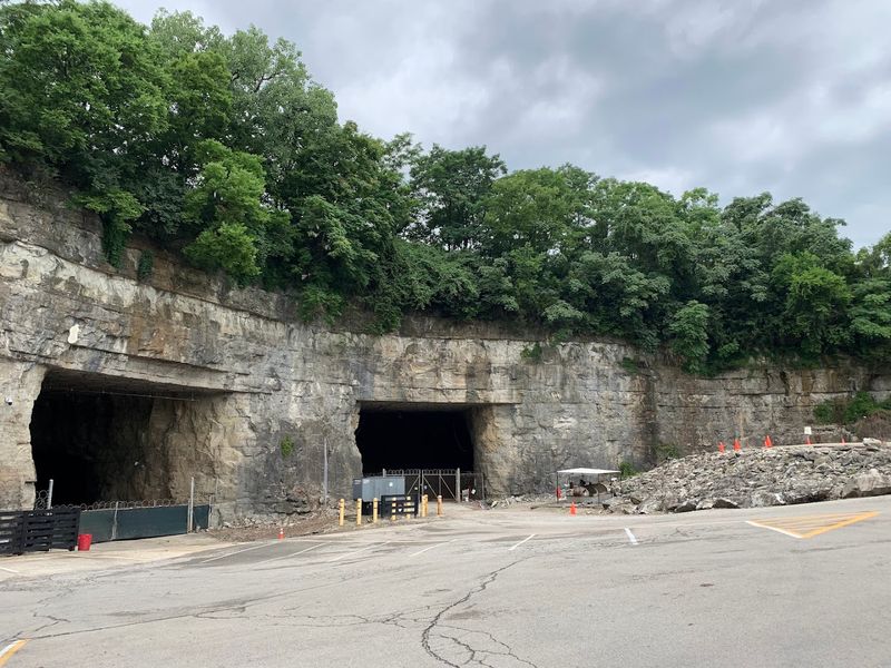 The Taylor Avenue Entrance Above The Old Mine