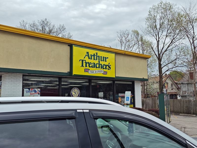 The Bright Yellow Sign And Union Jack Imagery