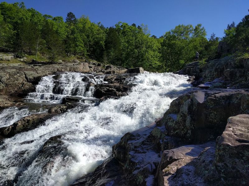 The Magic of Rocky Falls Up Close