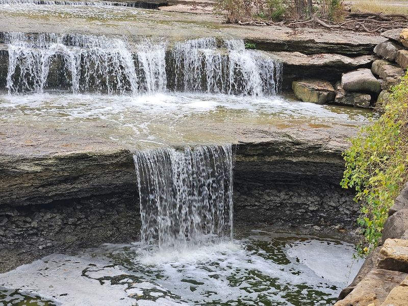 Tarrant County's Largest Natural Waterfall
