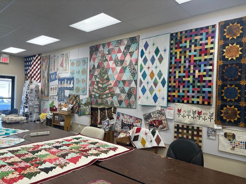 A Dedicated Batik Wall That Quilters Travel Miles to See