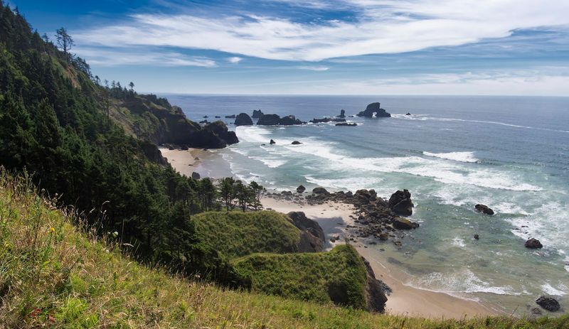 The Scenic Drive Into the Park