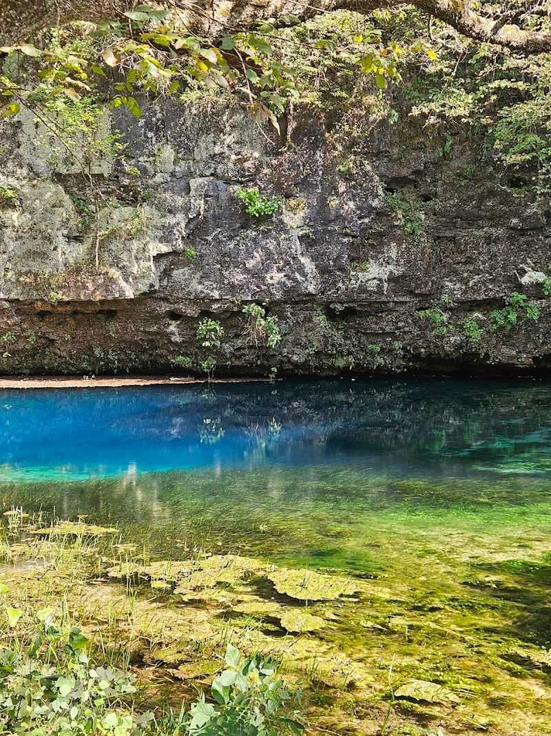 The Depth of Blue Spring Is Almost Hard to Believe