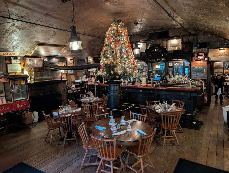 Ship Models Hanging From The Ceiling