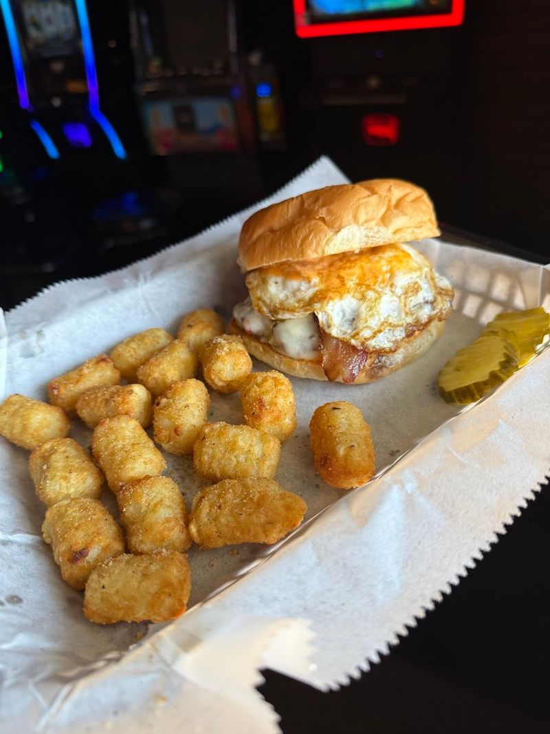Then The Burger Shows Up