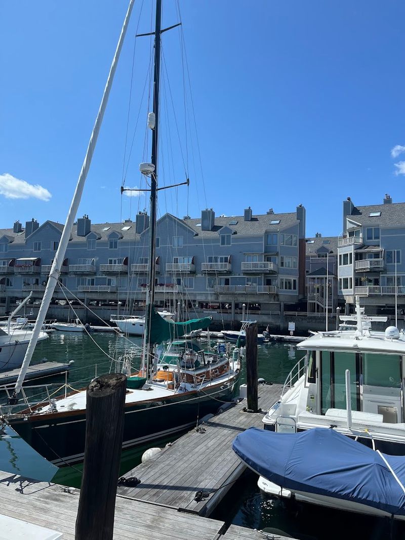 One Last Rock On The Water Before Stepping Ashore