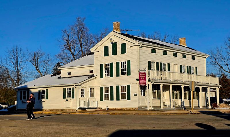 The Old Stagecoach Stop Behind The Atmosphere
