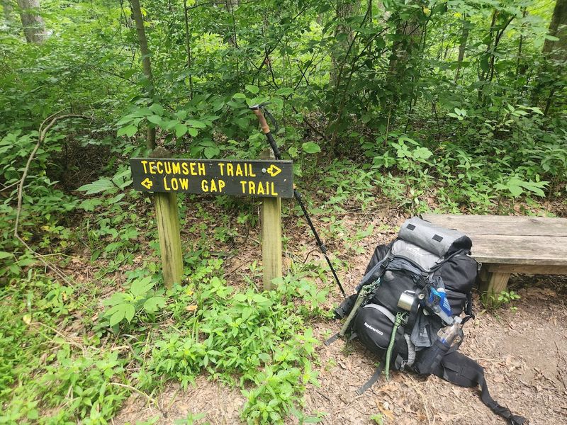 Backcountry Camping Deep in the Indiana Woods