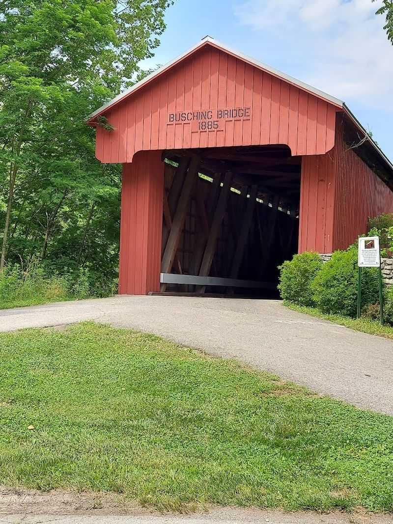 Historic Features Including A Covered Bridge