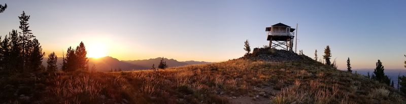 One Last Look At The Unobstructed Horizon Before The Hike Down