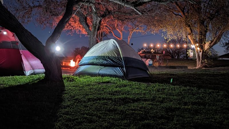 Camping at the Park: Sleeping Close to the Castle