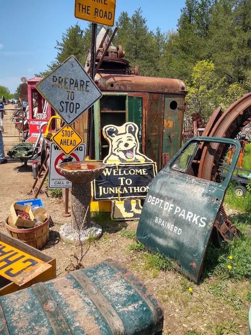 Junkathon at Iron Valley Ranch, Pine River, MN