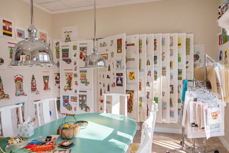 A Needlepoint Shop With Real Character