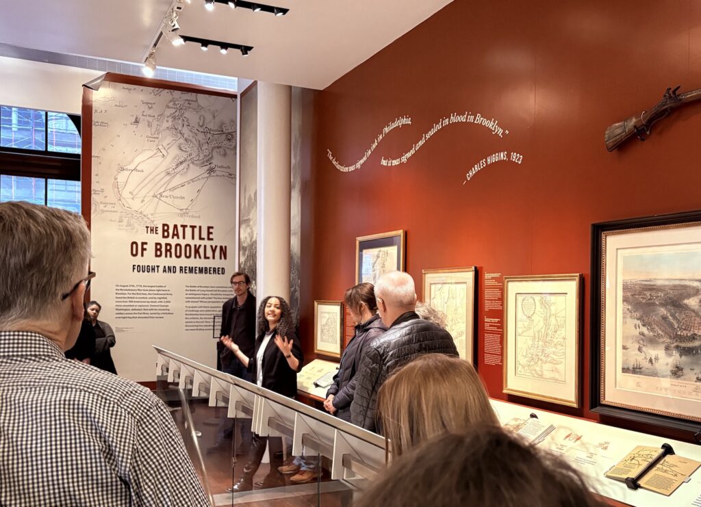 Tour the Battle of Brooklyn exhibit at the Center for Brooklyn History.