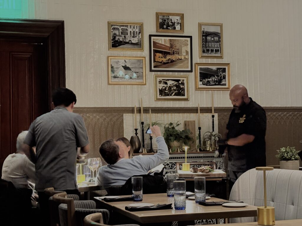 Charming Hook & Ladder steakhouse at Hotel West & Main is in a vintage firehouse.