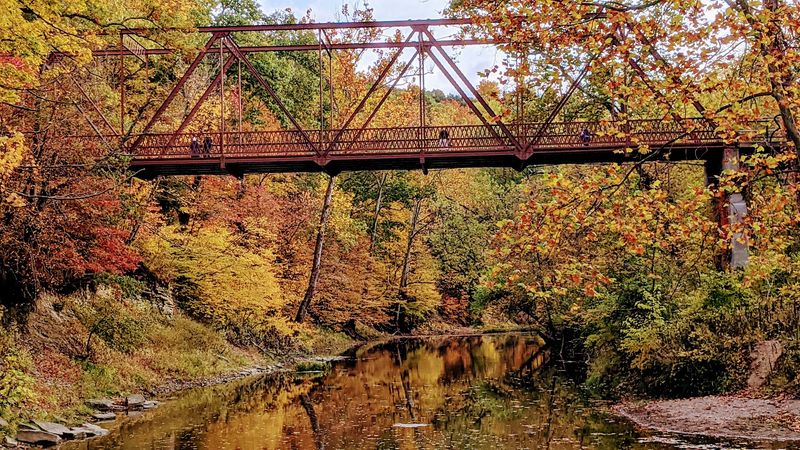 A 100-Year-Old Truss Bridge That Looks Like It Belongs in a Painting