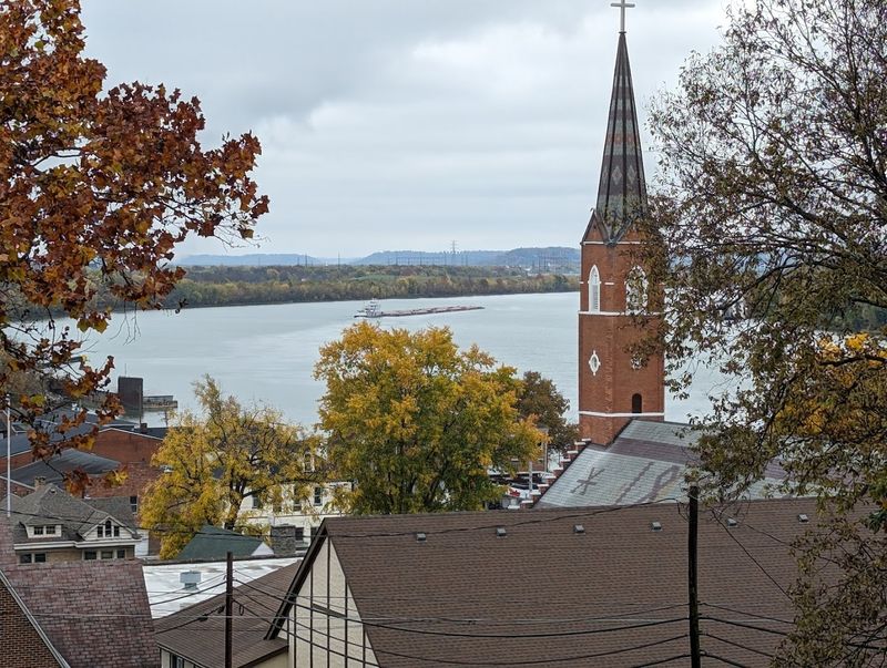 A Bluff-Top Setting That Commands the Ohio River